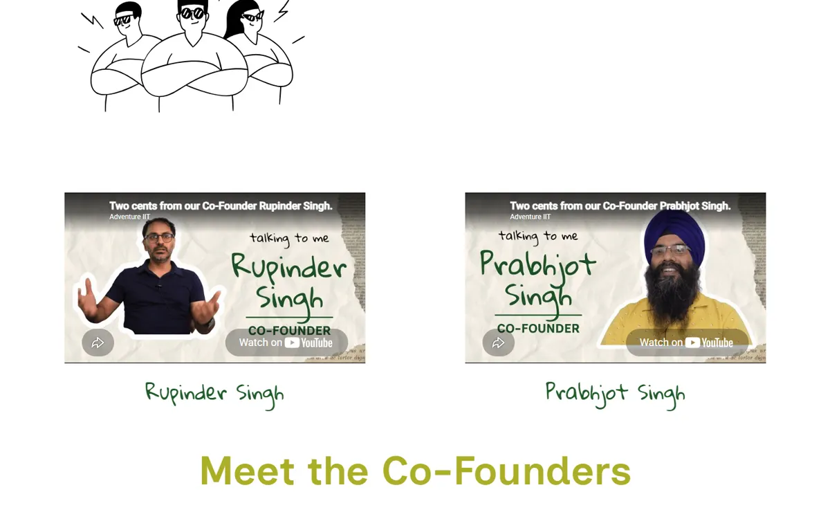 Adventure IIT website: the next step